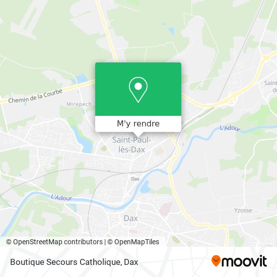 Boutique Secours Catholique plan
