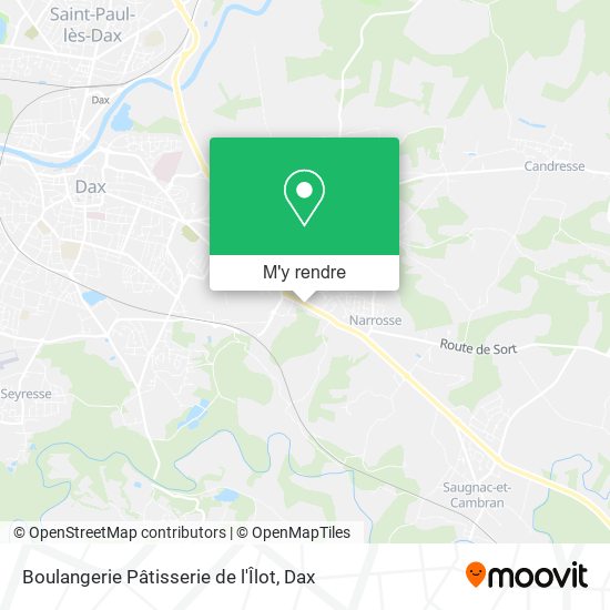 Boulangerie Pâtisserie de l'Îlot plan