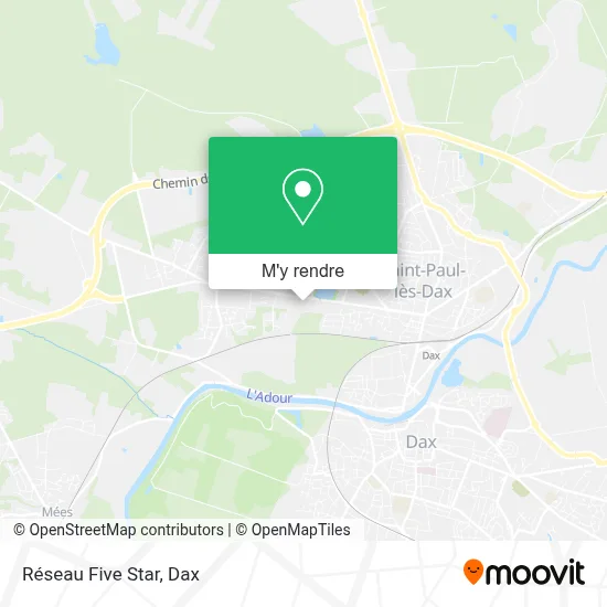 Réseau Five Star plan