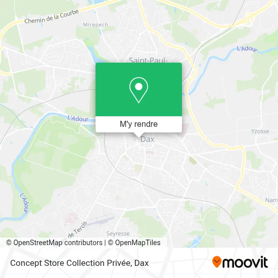 Concept Store Collection Privée plan