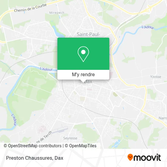 Preston Chaussures plan