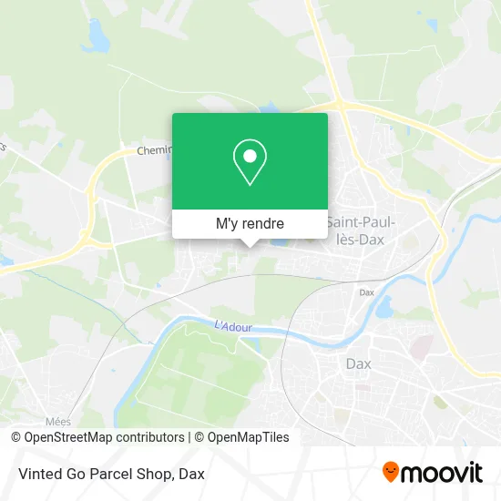 Vinted Go Parcel Shop plan