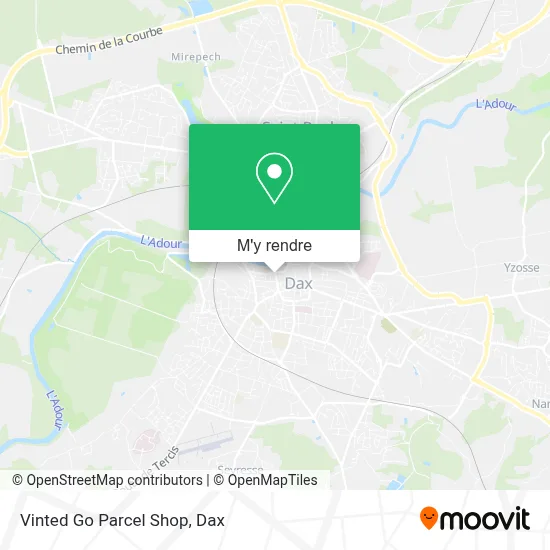 Vinted Go Parcel Shop plan