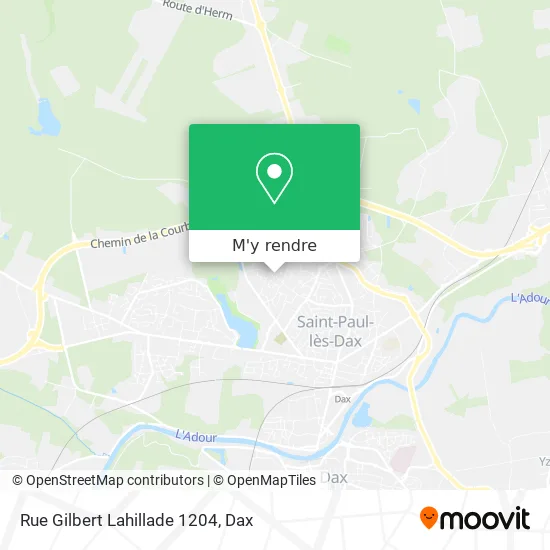 Rue Gilbert Lahillade 1204 plan