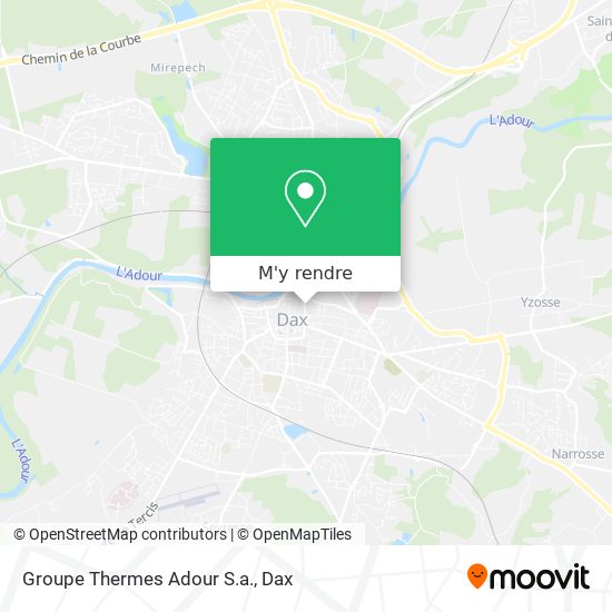 Groupe Thermes Adour S.a. plan