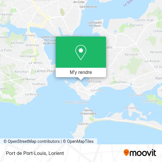 Port de Port-Louis plan