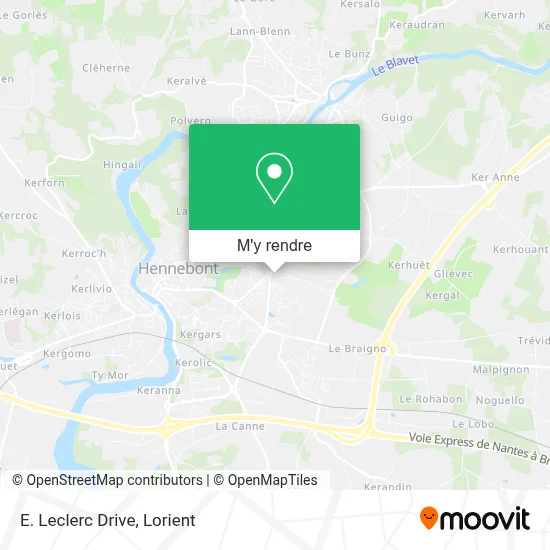 E. Leclerc Drive plan