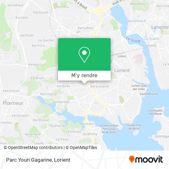 Parc Youri Gagarine plan