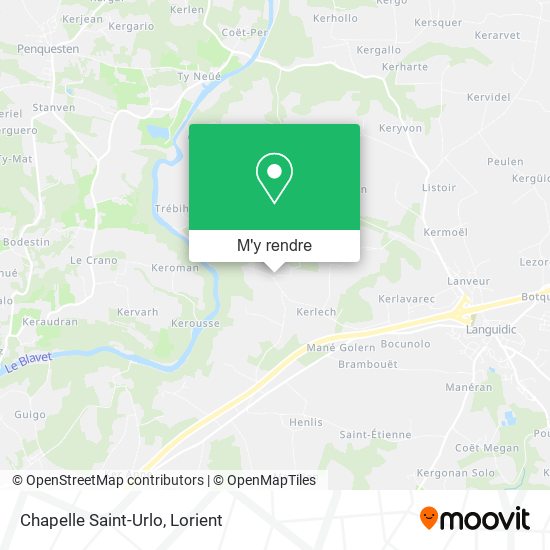 Chapelle Saint-Urlo plan