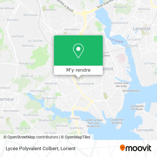 Lycée Polyvalent Colbert plan