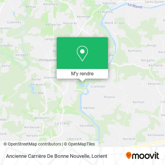 Ancienne Carrière De Bonne Nouvelle plan