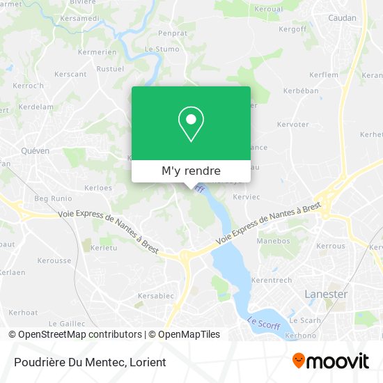 Poudrière Du Mentec plan