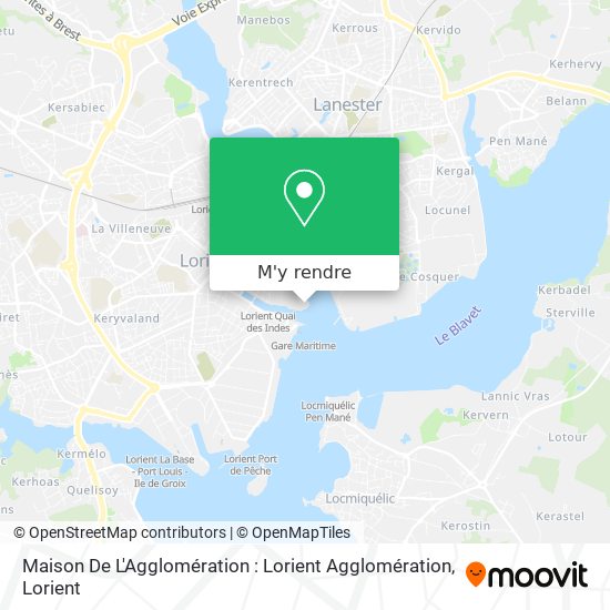Maison De L'Agglomération : Lorient Agglomération plan