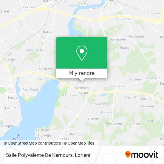 Salle Polyvalente De Kernours plan