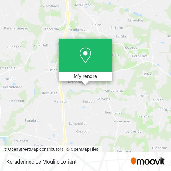 Keradennec Le Moulin plan