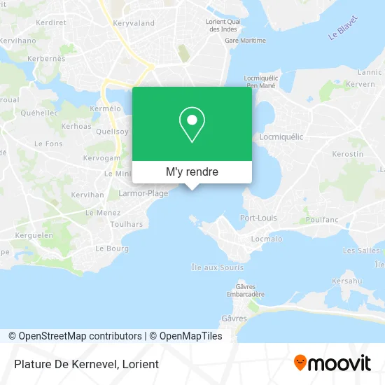 Plature De Kernevel plan