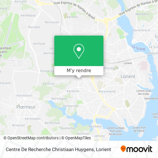 Centre De Recherche Christiaan Huygens plan