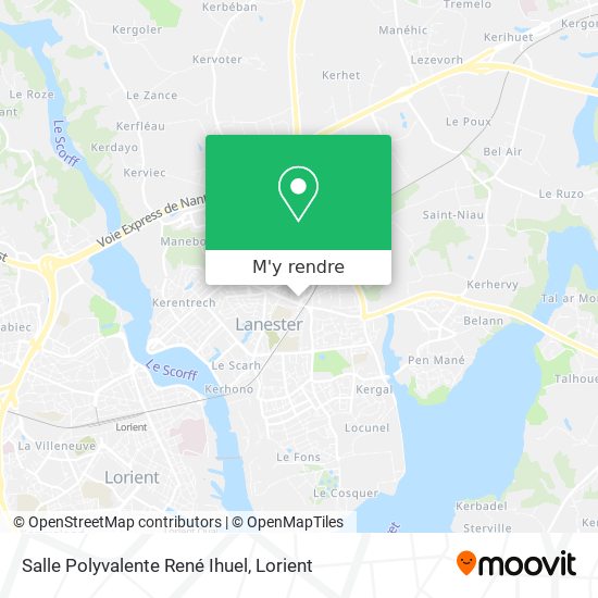 Salle Polyvalente René Ihuel plan