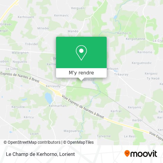 Le Champ de Kerhorno plan