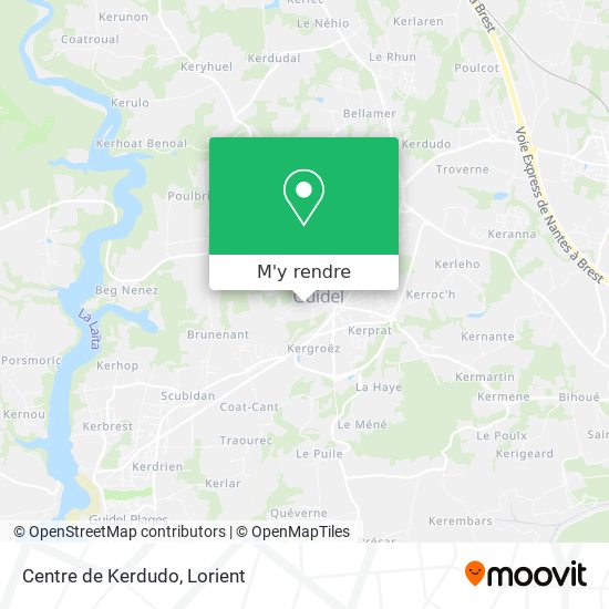 Centre de Kerdudo plan