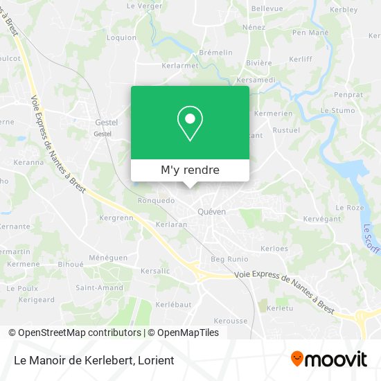 Le Manoir de Kerlebert plan