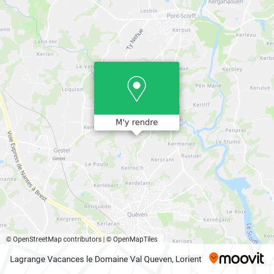 Lagrange Vacances le Domaine Val Queven plan