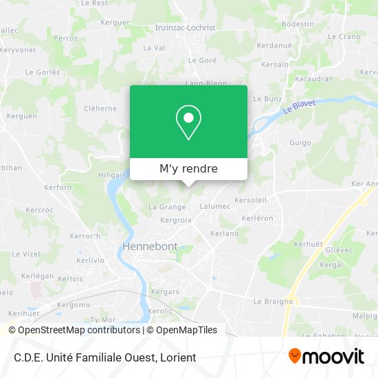 C.D.E. Unité Familiale Ouest plan