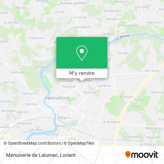 Menuiserie de Lalumec plan