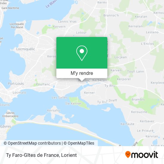Ty Faro-Gîtes de France plan