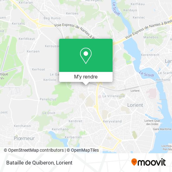 Bataille de Quiberon plan