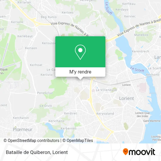 Bataille de Quiberon plan