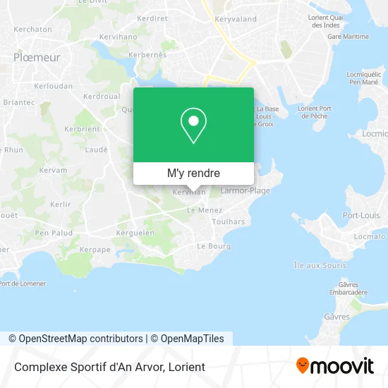 Complexe Sportif d'An Arvor plan