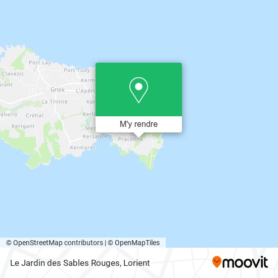 Le Jardin des Sables Rouges plan