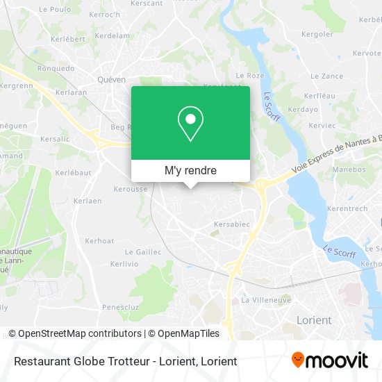 Restaurant Globe Trotteur - Lorient plan
