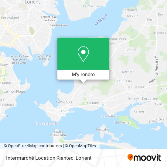 Intermarché Location Riantec plan