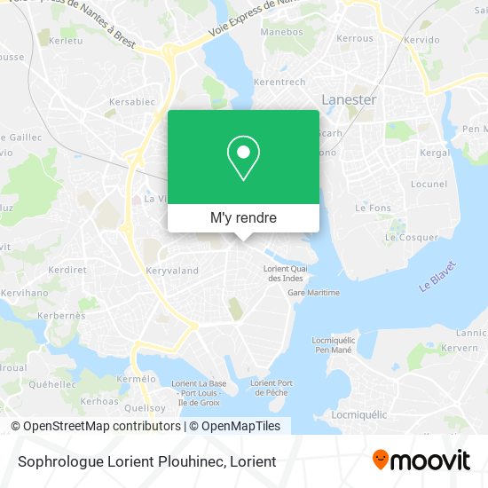Sophrologue Lorient Plouhinec plan
