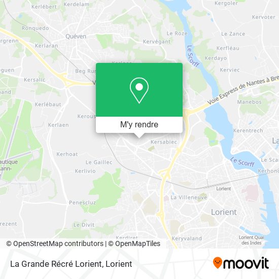 La Grande Récré Lorient plan