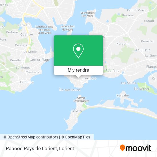Papoos Pays de Lorient plan
