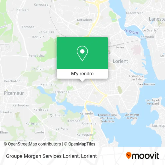 Groupe Morgan Services Lorient plan