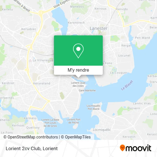 Lorient 2cv Club plan