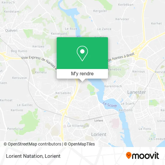 Lorient Natation plan