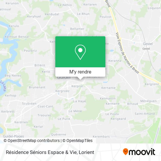 Résidence Séniors Espace & Vie plan