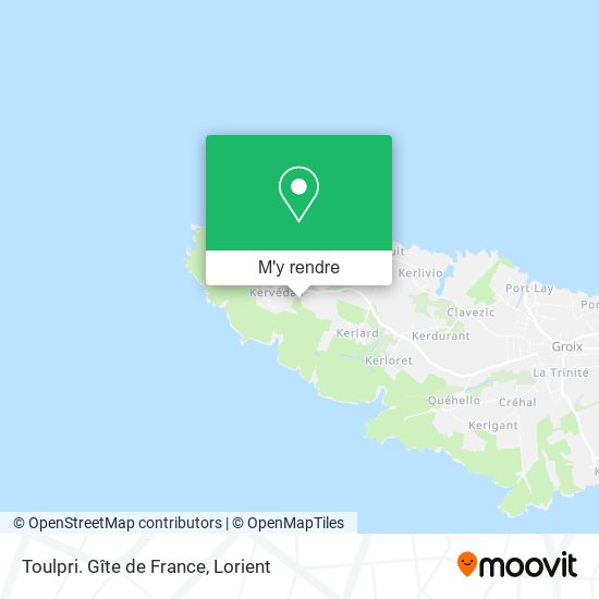 Toulpri. Gîte de France plan