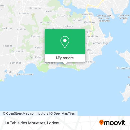 La Table des Mouettes plan
