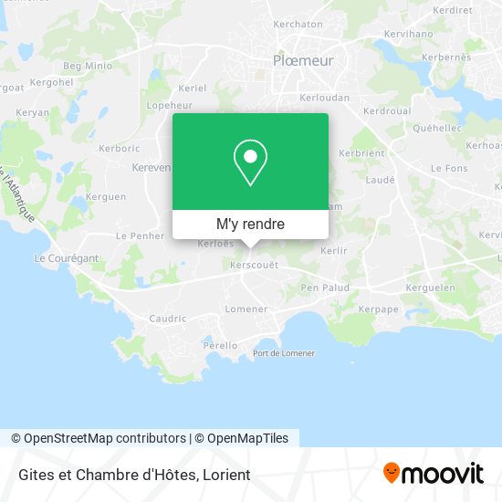 Gites et Chambre d'Hôtes plan