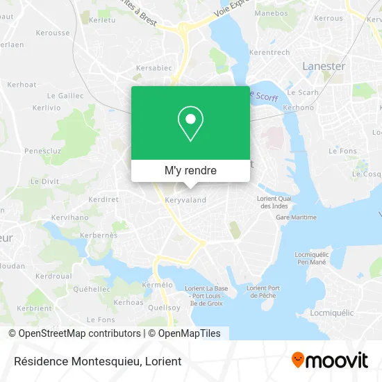 Résidence Montesquieu plan