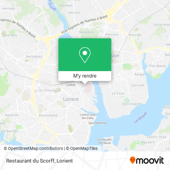 Restaurant du Scorff plan