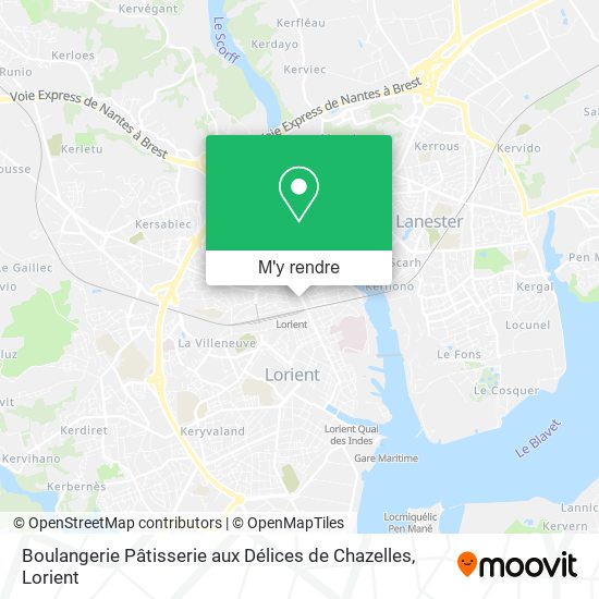 Boulangerie Pâtisserie aux Délices de Chazelles plan