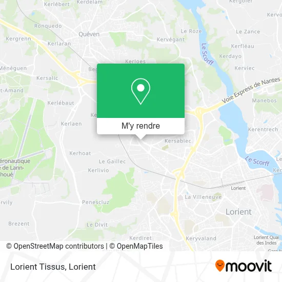 Lorient Tissus plan