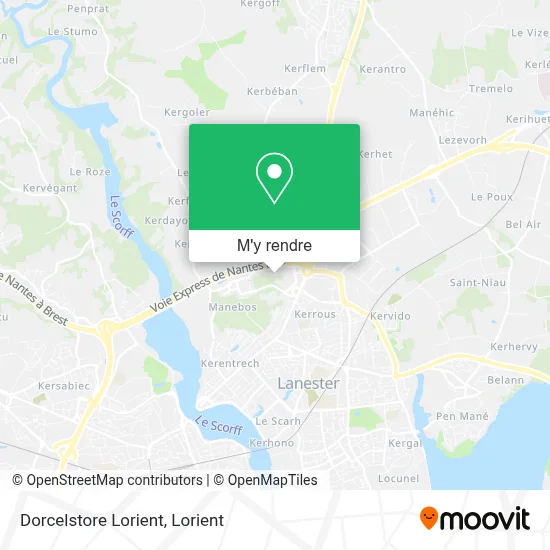 Dorcelstore Lorient plan